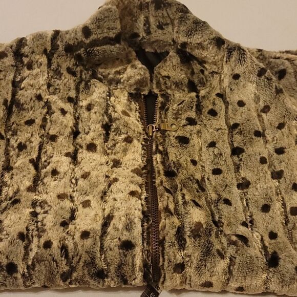 Baxis and Baxis los angeles leopard print vest size medium - Picture 8 of 8